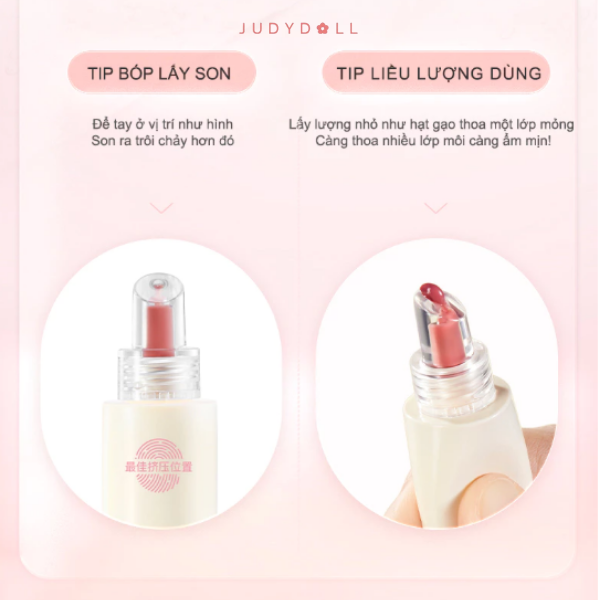 Son Dưỡng Có Màu Judydoll Lip Jelly 10ml dưỡng ẩm căng mọng