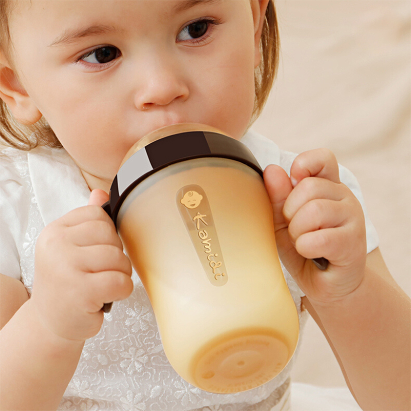 Bình Sữa Kamidi Silicone Nâu