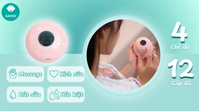 Máy hút sữa Kamidi Flow 2in1 