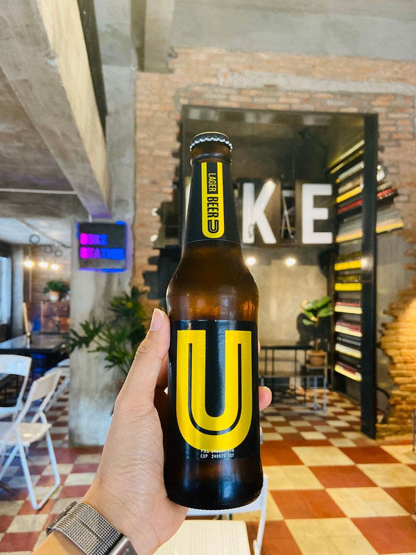Bia chai U Lager 5%