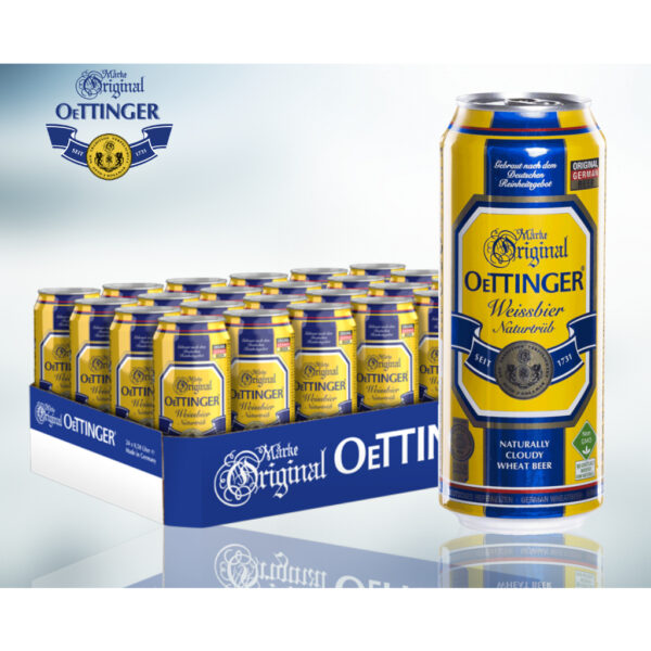 Bia Đức Oettinger Weissbier Béo Lon 500ml