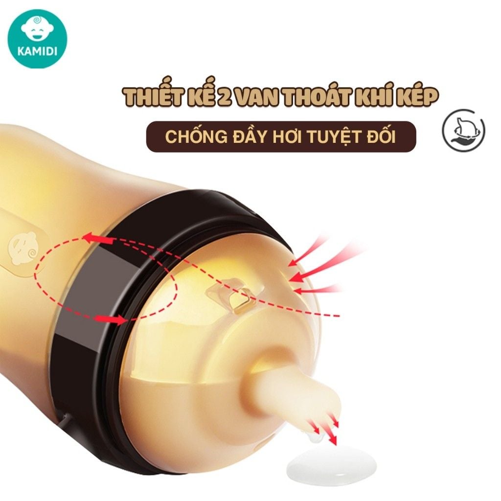 Bình Sữa Sơ Sinh Kamidi Baby Silicone 150ml