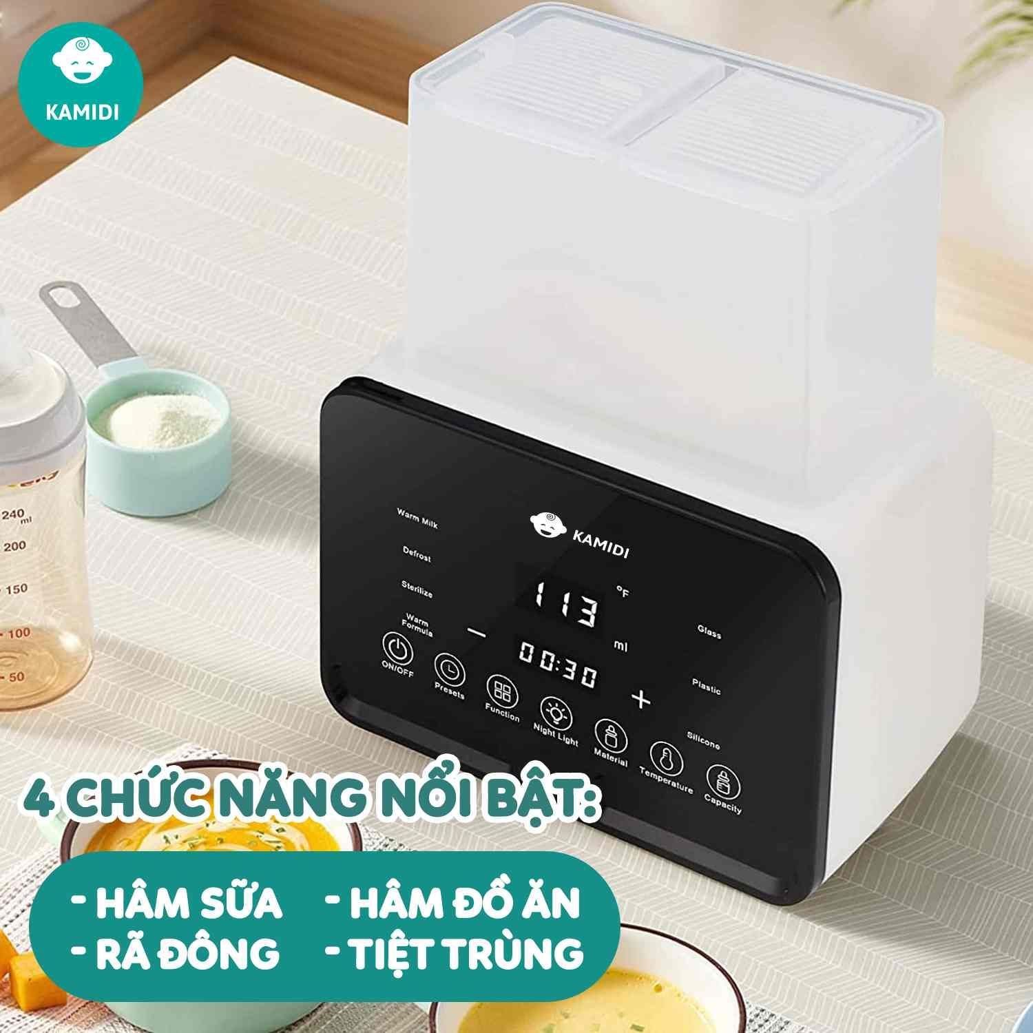 Máy hâm sữa tiệt trùng Kamidi Heat 1 