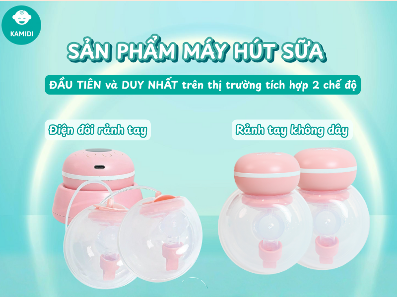 Máy hút sữa Kamidi Flow 2in1 