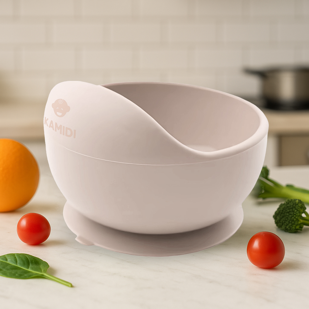 Bát Ăn Dặm Kamidi Chất Liệu Silicon Cao Cấp An Toàn