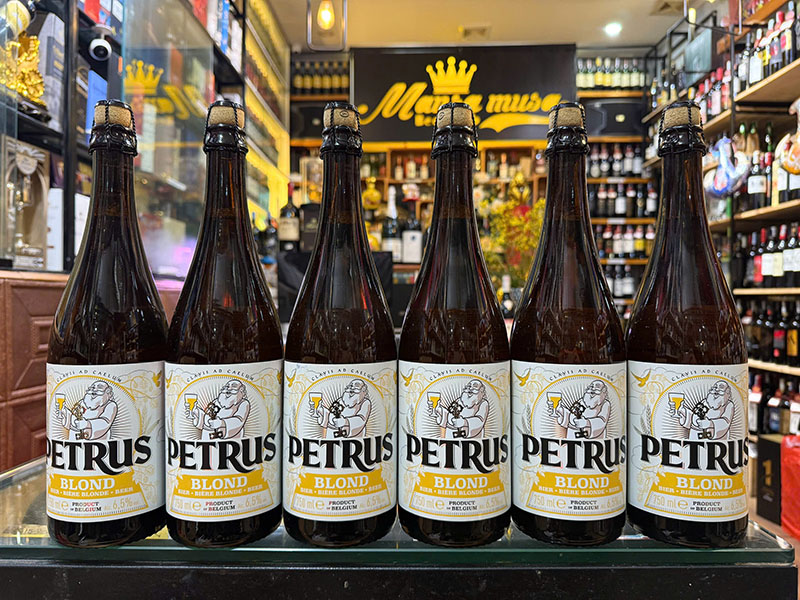 Bia bỉ petrus blonde 750ml