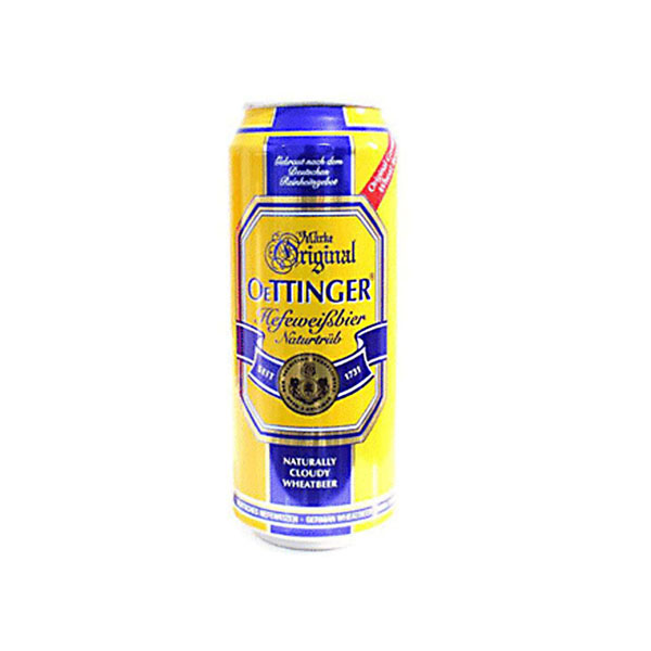 Bia Đức Oettinger Weissbier Béo Lon 500ml (4.9%)