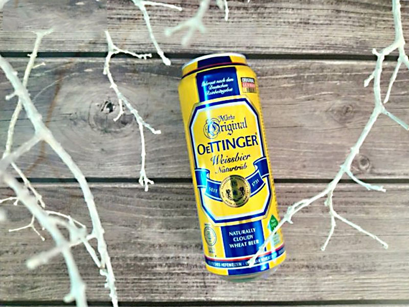 Bia Đức Oettinger Weissbier Béo Lon 500ml