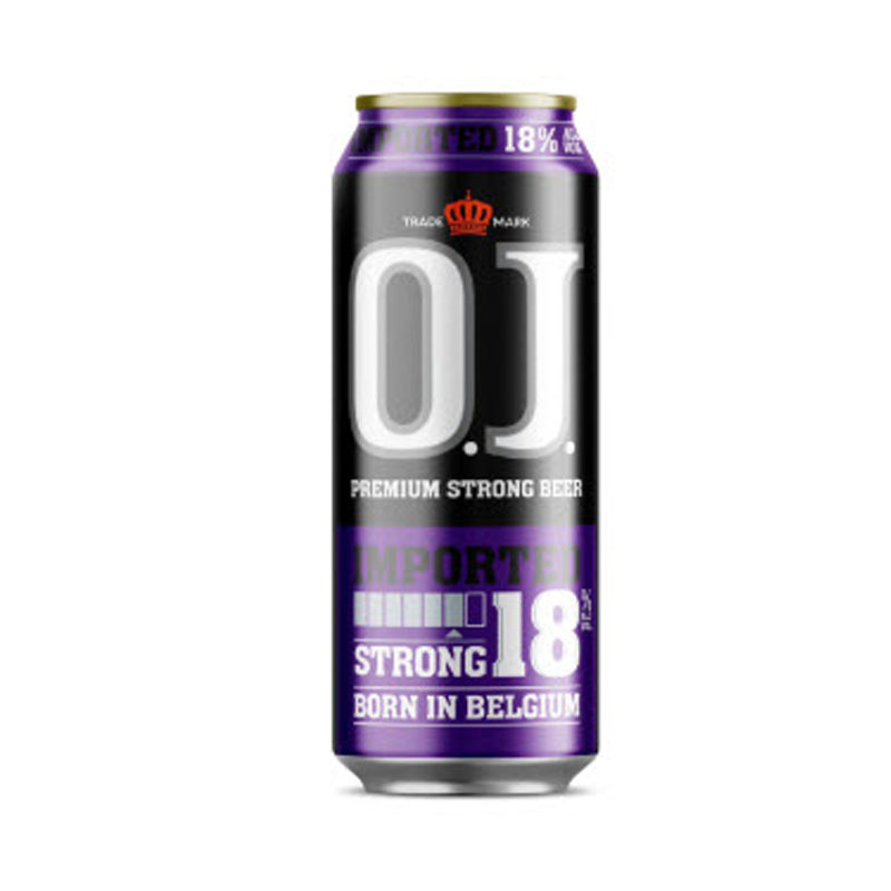Bia o.j strong imported 18%