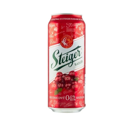 Bia steiger brusnicovy radler