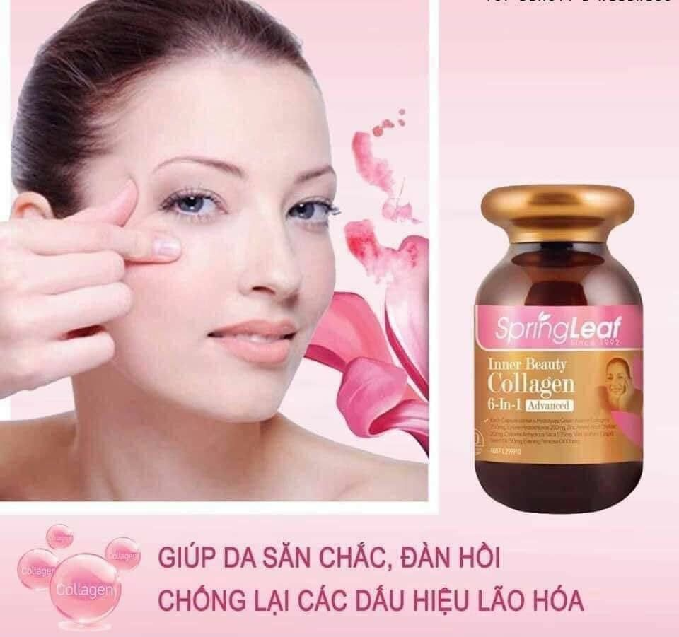 Collagen spring leaf 6 in 1 có tốt không? Mua viên collagen spring leaf ở đâu uy tín?