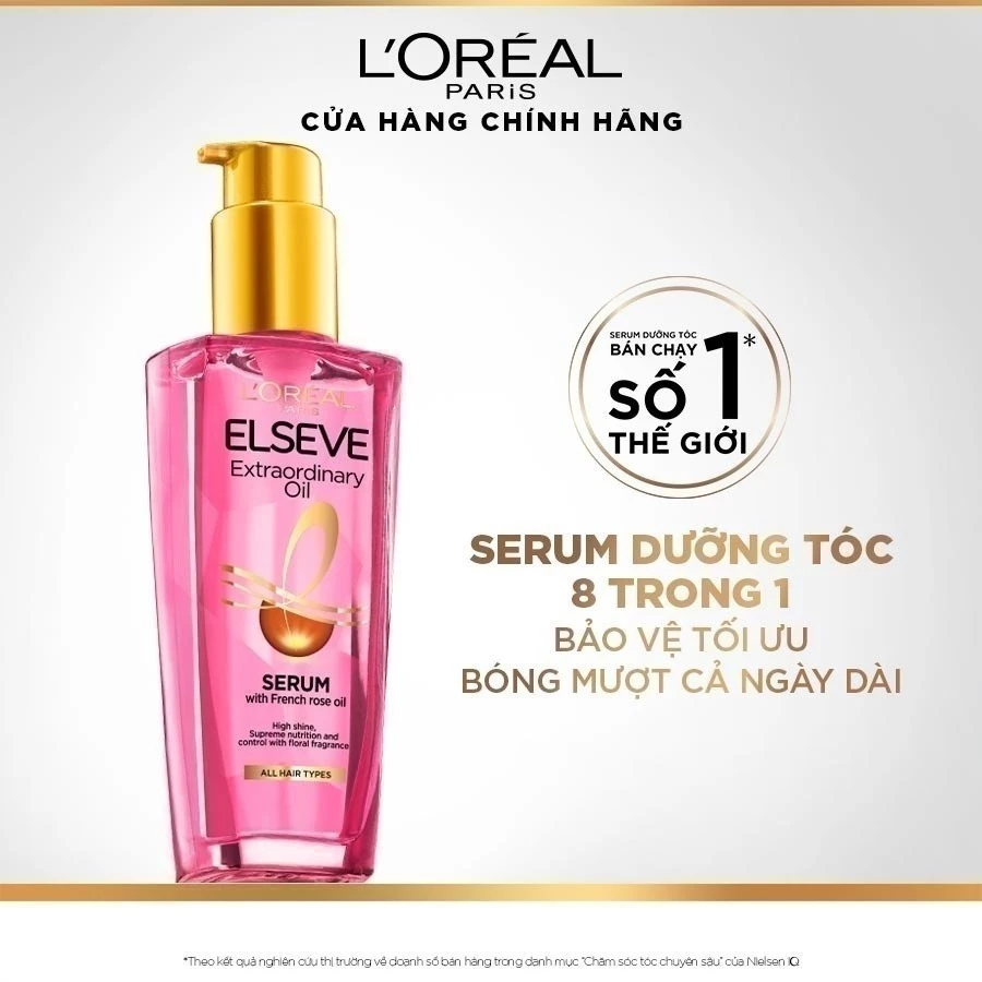 Dầu dưỡng Tóc Chiết Xuất Hoa Hồng L’Oréal Paris Elseve Extraordinary Oil Serum 100ml