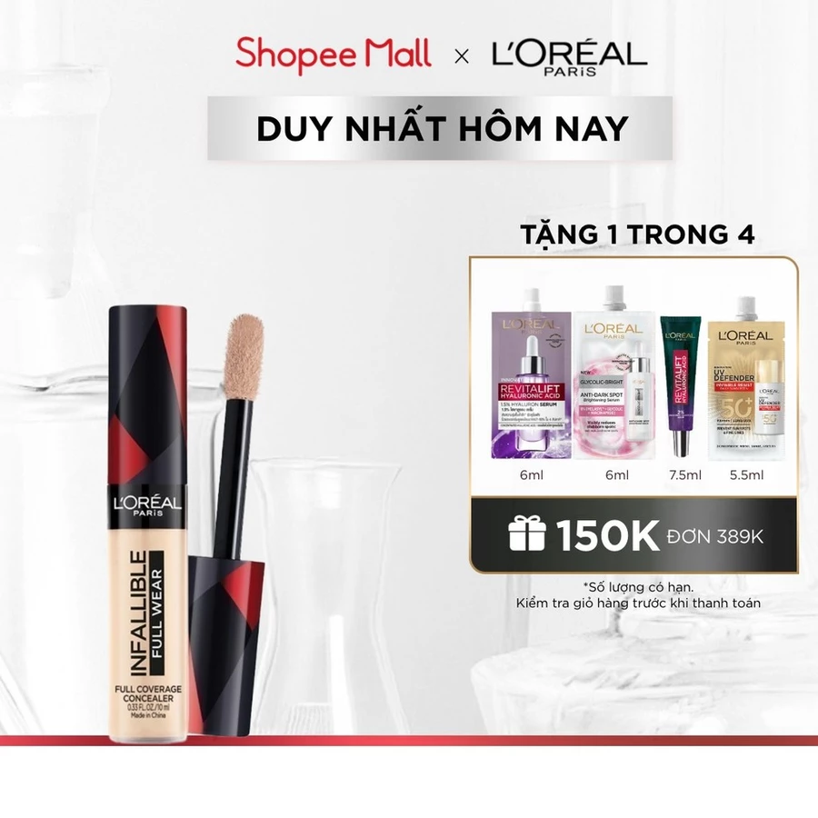 Kem Che Khuyết Điểm L'Oreal Paris Infallible Full Wear 10ml