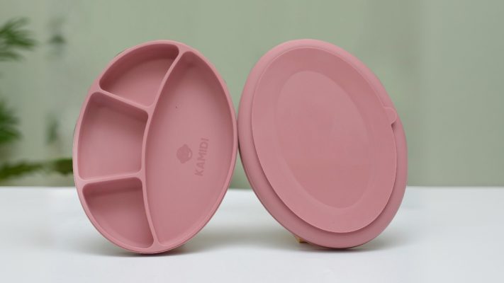 Khay Ăn Dặm Cho Bé Kamidi Silicone 