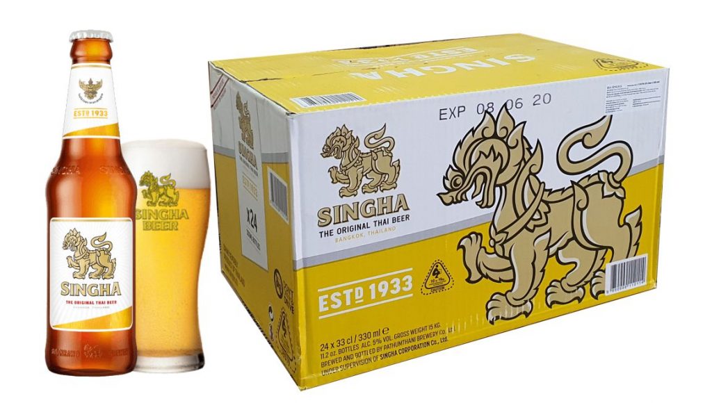 Bia chai singha 5%