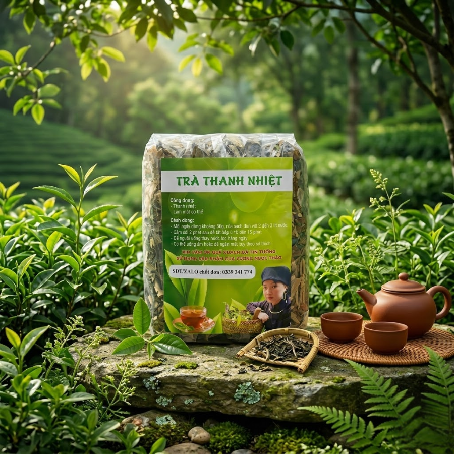 Trà Thanh Nhiệt Vương Ngọc Thảo – Trà Thảo Mộc Làm Mát Cơ Thể, Thanh Lọc, Uống Thay Nước Lọc