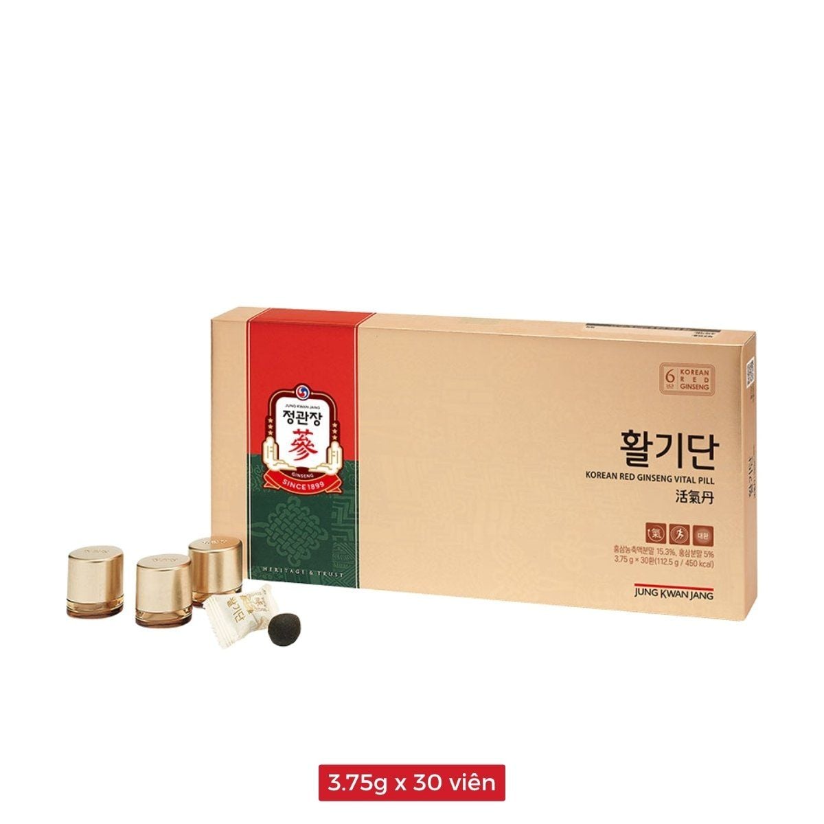 Viên Hồng Sâm Vital Pill 3.75g x 30 Viên