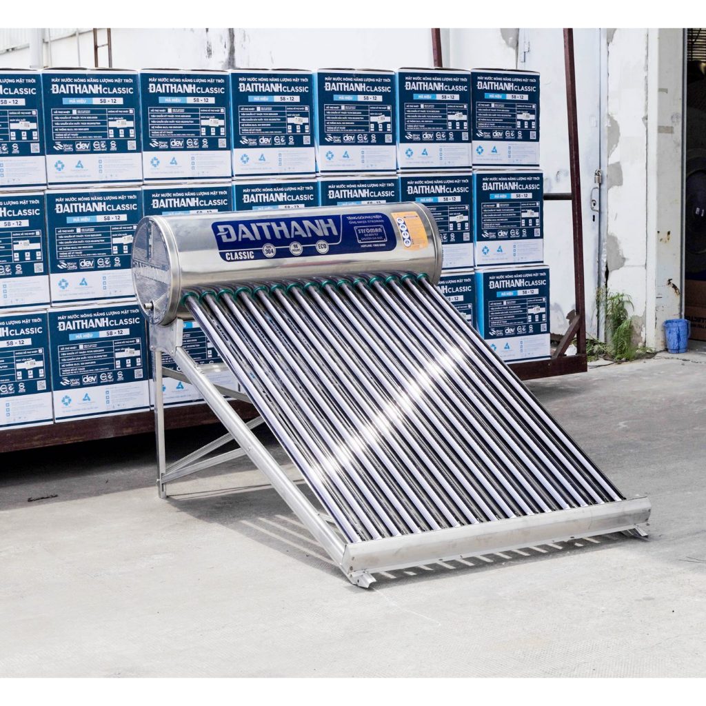 [GIAO LẮP MIỀN NAM] Máy nước nóng Năng lượng mặt trời Đại Thành Classic 130L 160L 180L 215L - Chính hãng, BH 5 năm