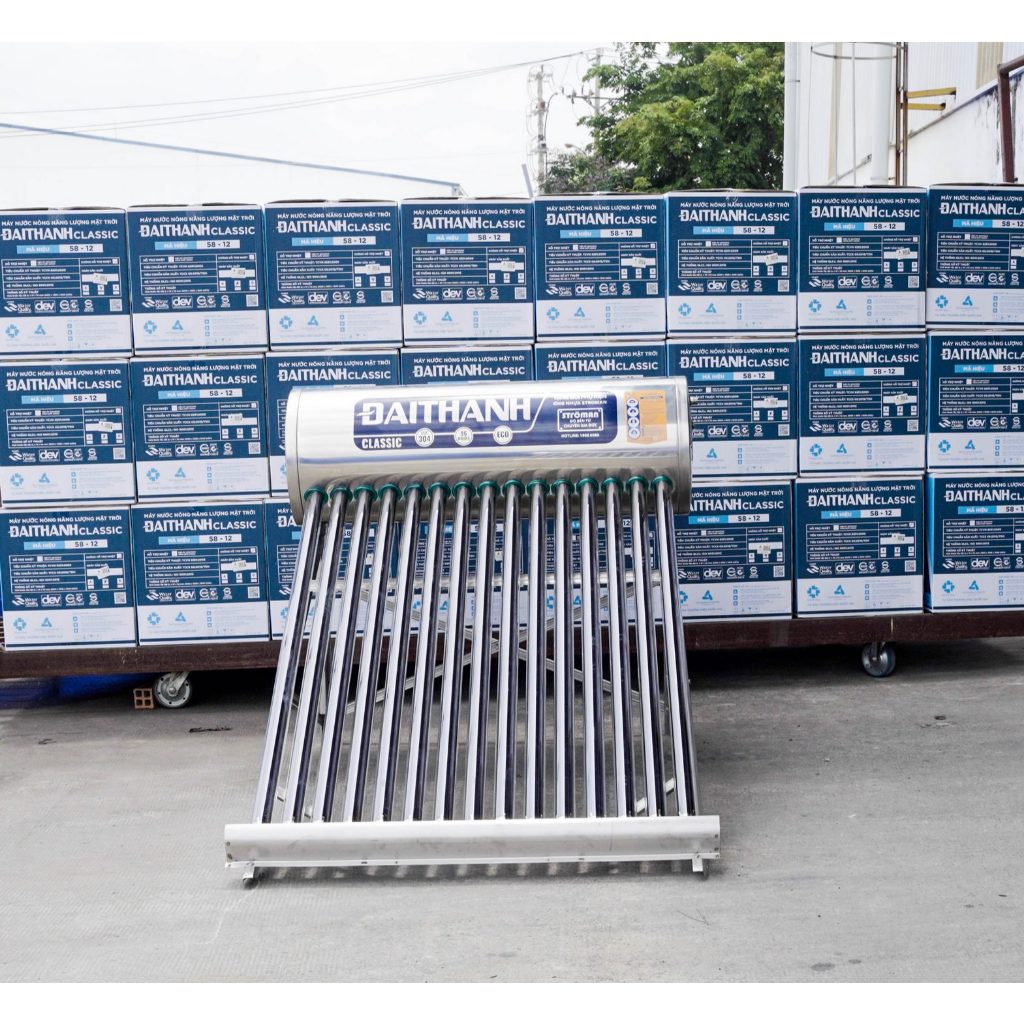 [GIAO LẮP MIỀN NAM] Máy nước nóng Năng lượng mặt trời Đại Thành Classic 130L 160L 180L 215L - Chính hãng, BH 5 năm