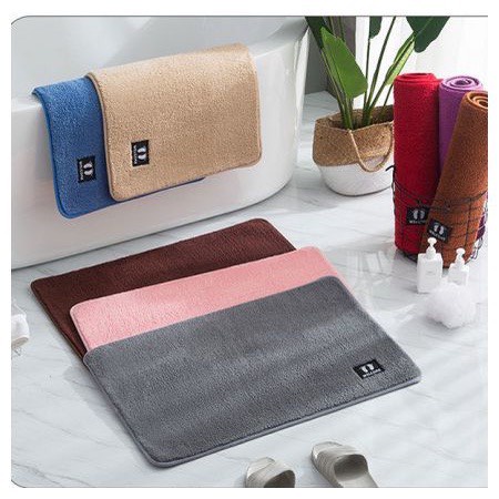 Thảm chùi chân lau chân siêu thấm sợi lông len lông cừu bông êm mềm trang trí nhà bếp nhà tắm