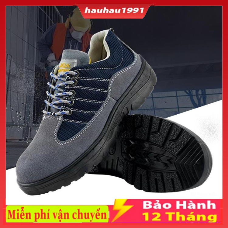 Giày Bảo Hộ Lao Động 1252X / GB03 Nam Nữ, Chống Đinh, Kiểu Dáng Thể Thao Thoáng khí, Chống Dập Ngón