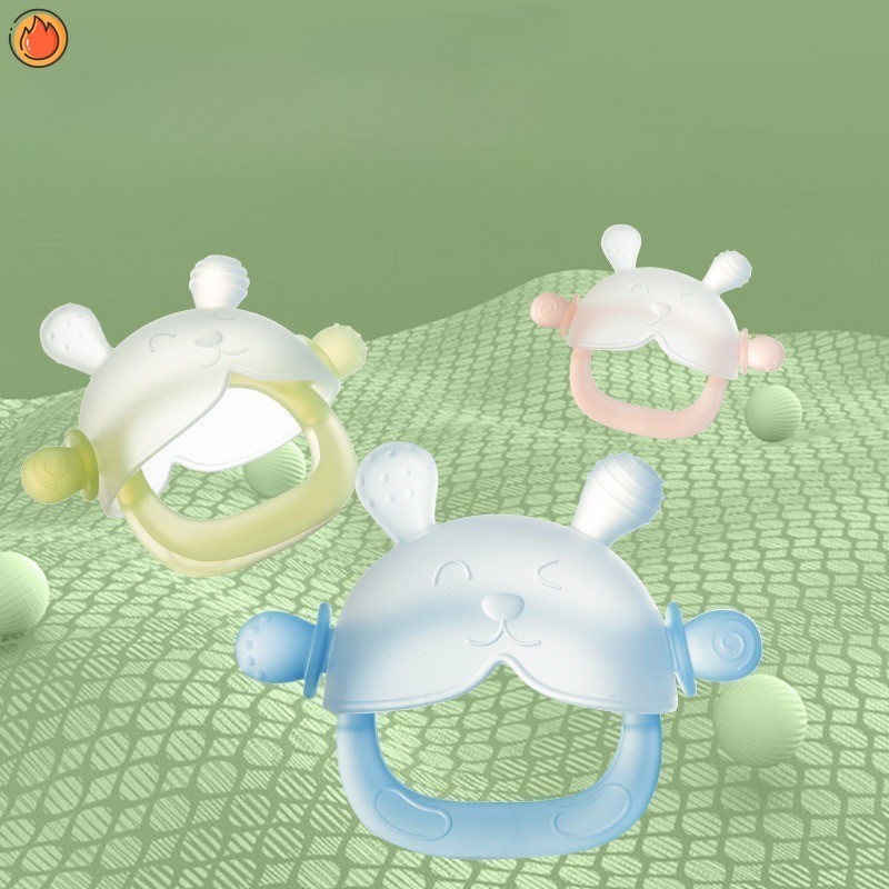 Không bao giờ thả Đồ chơi mọc răng bằng silicon cho trẻ sơ sinh, Núm vú giả cầm tay cho trẻ sơ sinh cho con bú, Đồ chơi mọc răng cho trẻ sơ sinhYK1