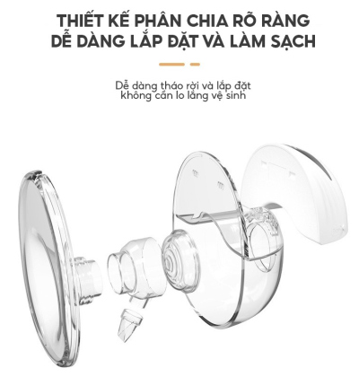 Máy Hút Sữa Rảnh Tay Không Dây Hoa Sen Kamidi Smart Cao Cấp, Hàng Chính Hãng, Bảo Hành 12 Tháng