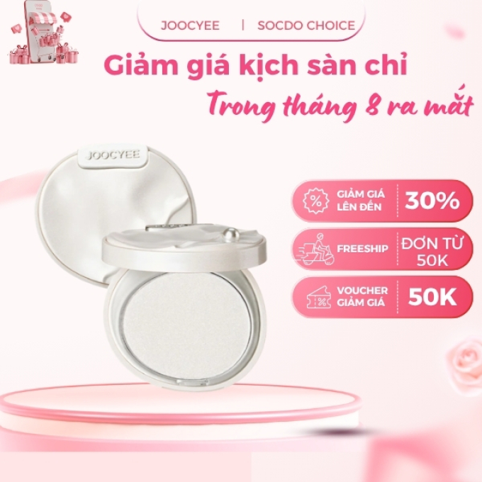Phấn bắt sáng ngọc trai Joocyee tự nhiên trong suốt dễ tán mỏng nhẹ 4g